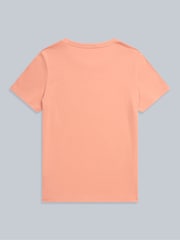 Animal Pink Womens Marina Script Logo T-Shirt - Image 2 of 4