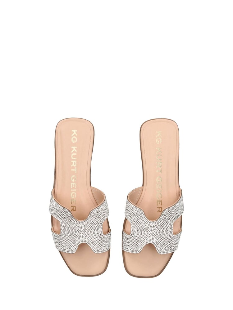 KG Kurt Geiger Raven Bling Sandals - Image 4 of 5