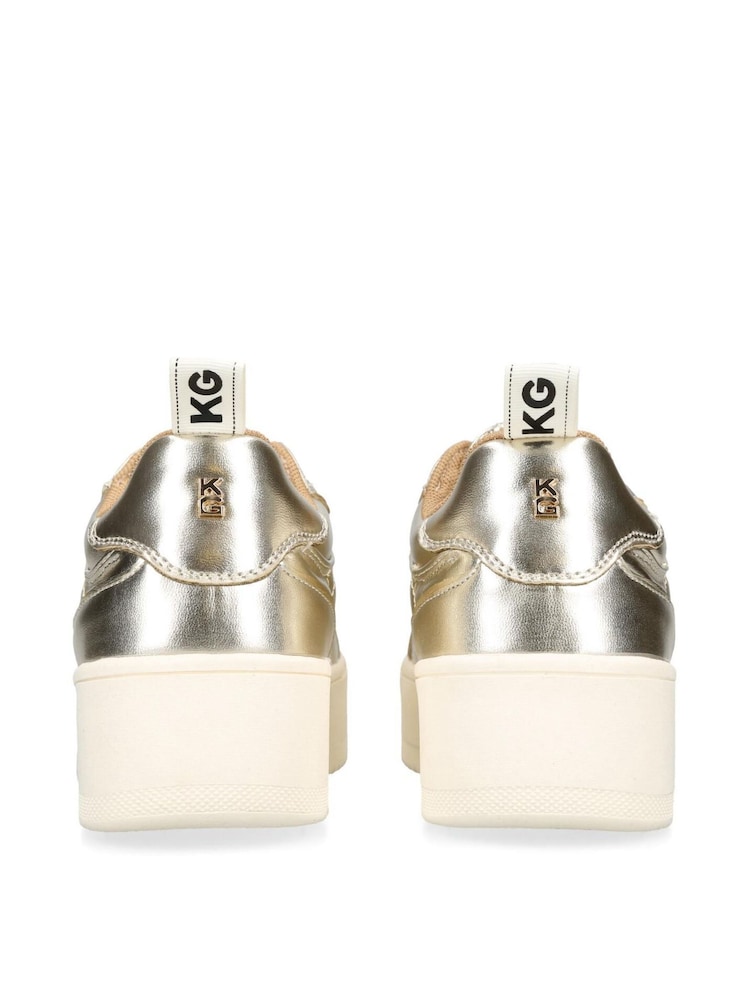 KG Kurt Geiger Lighter Laceless Quilt Trainers - Image 2 of 3