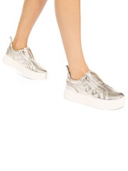 KG Kurt Geiger Lighter Laceless Quilt Trainers - Image 3 of 3