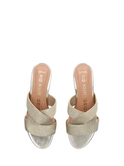 KG Kurt Geiger Gold Rosie Sandals - Image 3 of 5