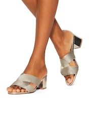 KG Kurt Geiger Gold Rosie Sandals - Image 5 of 5