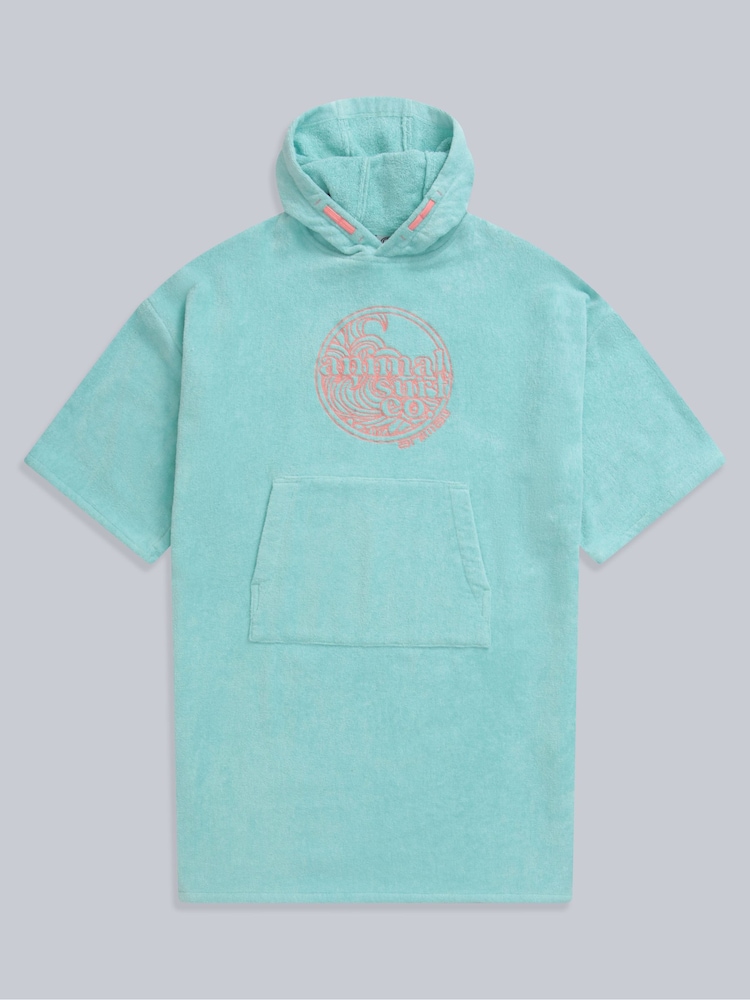 Animal Blue Gill Kids Towelling Changing Poncho - Image 1 of 4