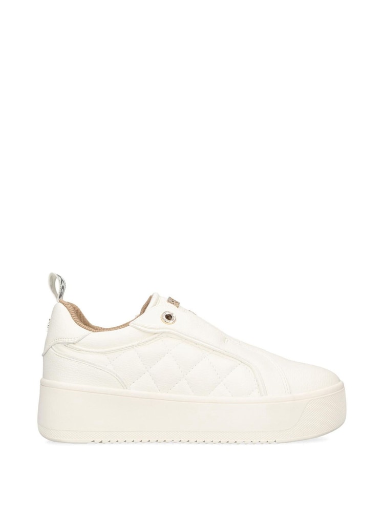 KG Kurt Geiger Lighter Laceless Quilt Trainers - Image 1 of 4