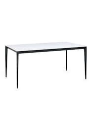 Julian Bowen White Marble Miami Rectangular Stone Top Dining Table - Image 4 of 4