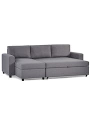 Julian Bowen Light Grey Angel Sofabed With Storage - Image 5 of 6