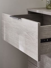 Julian Bowen Grey Oak Bali 6 Drawer Wide Chest - Image 5 of 6