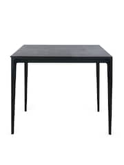 Julian Bowen Slate Grey Miami Square Stone Top Dining Table - Image 2 of 4