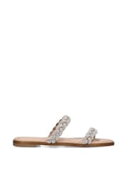 KG Kurt Geiger Silver Chrome Riley Sandals - Image 2 of 5