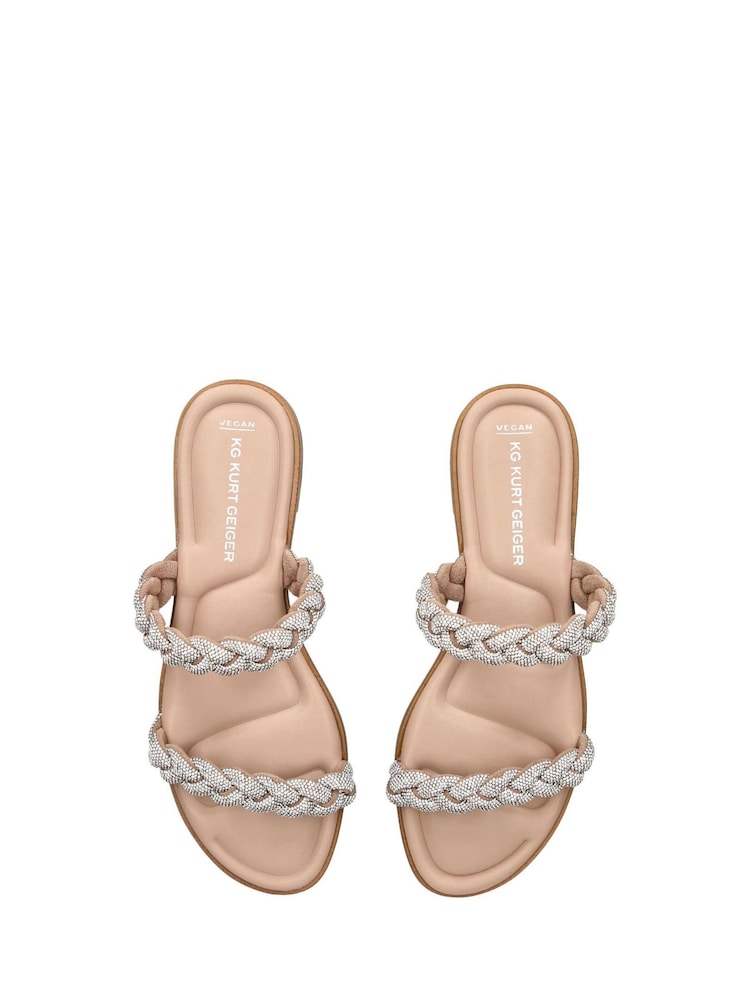 KG Kurt Geiger Silver Chrome Riley Sandals - Image 5 of 5