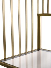 Libra Set of 2 Gold Westley Shelving Units - Image 4 of 5