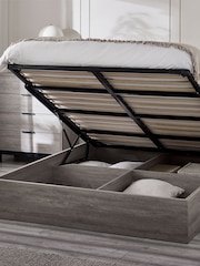 Julian Bowen Grey Oak Bali End Lift Ottoman Storage Bed - Image 2 of 6