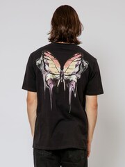 Religion Black Butterfly 100% Cotton T-Shirt - Image 2 of 4