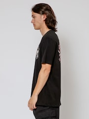 Religion Black Cherubs Skull 100% Cotton T-Shirt - Image 1 of 1