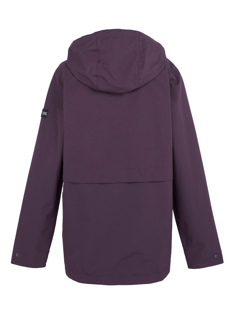 Regatta Purple Bayla Waterproof Jacket - Image 7 of 7