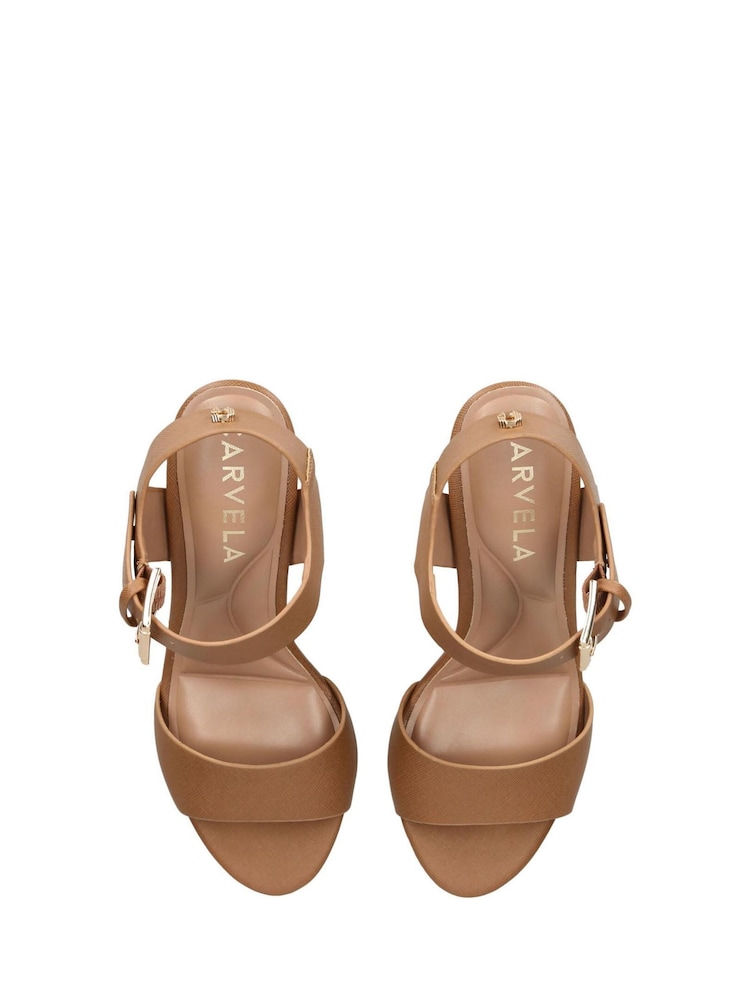 Бежевый - Carvela Сэди 2 сандалии - Image 4 of 4