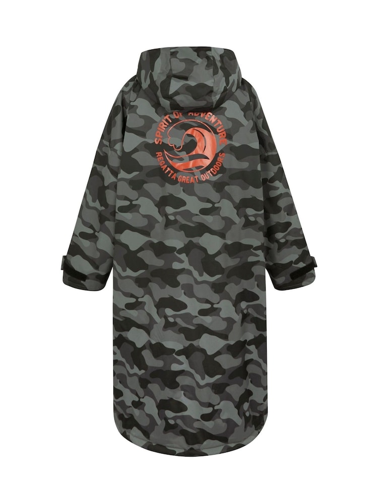 Regatta Grey Adult Waterproof Changing Robe - Image 8 of 8