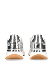 Carvela Silver Chrome Flare Paparazzi Trainers - Image 4 of 4