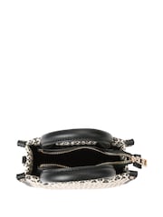 Carvela Pink Sorrento Micro Stripe 100% Cotton Bag - Image 4 of 6