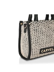 Carvela Pink Sorrento Micro Stripe 100% Cotton Bag - Image 5 of 6