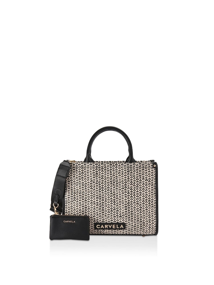 Carvela Cream Sorrento Midi Chain Tote Bag - Image 1 of 5