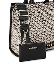 Carvela Cream Sorrento Midi Chain Tote Bag - Image 4 of 5
