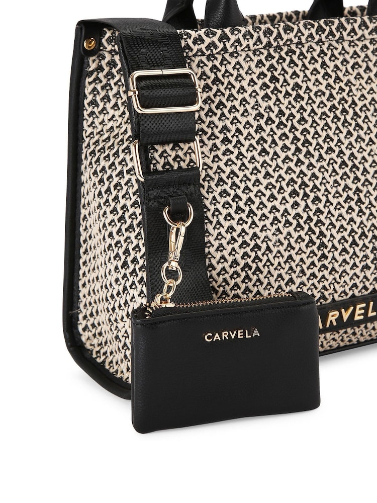 Carvela Cream Sorrento Midi Chain Tote Bag - Image 4 of 5