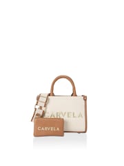 Carvela Pink Sorrento Micro Stripe 100% Cotton Bag - Image 1 of 5