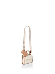Carvela Pink Sorrento Micro Stripe 100% Cotton Bag - Image 2 of 5