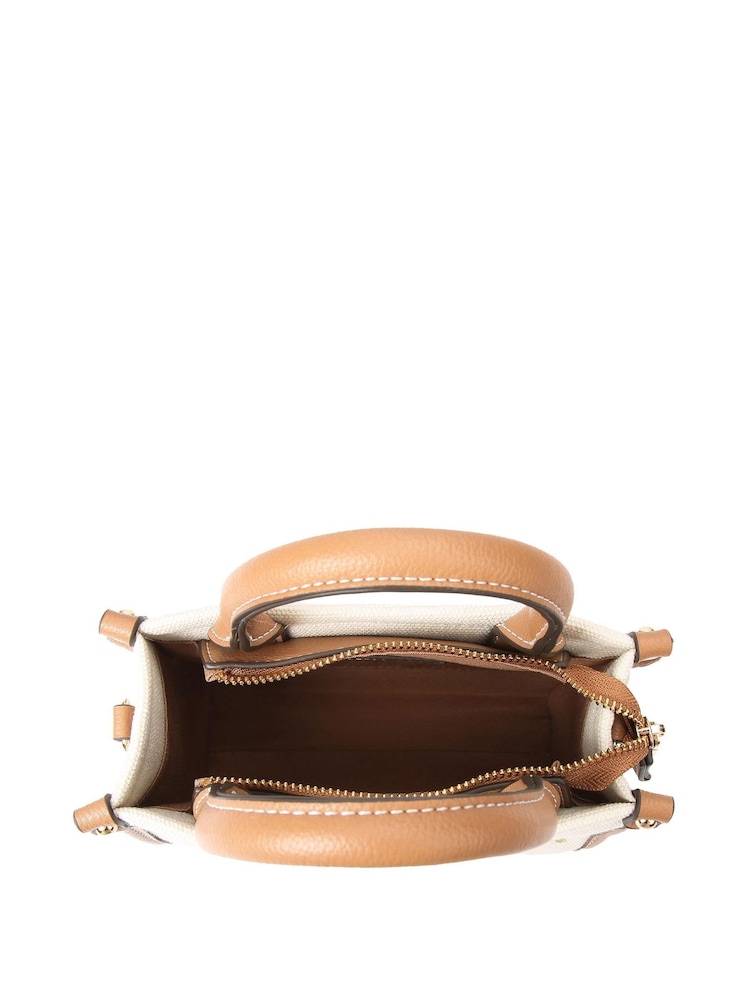 Carvela Cream Carvela Black Sorrento Micro Tote Bag - Image 3 of 3 Carvela Cream Carvela Black Sorrento Micro Tote Bag - Image 3 of 3