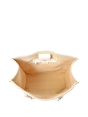 Creme - Carvela Cream Raffia Kettentasche aus Raffia - Bild 5 von 6