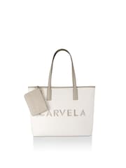 Carvela Cream Large Frame Shopper Bag - Image 1 of 5