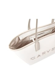 Carvela Cream Large Frame Shopper Bag - Image 4 of 5