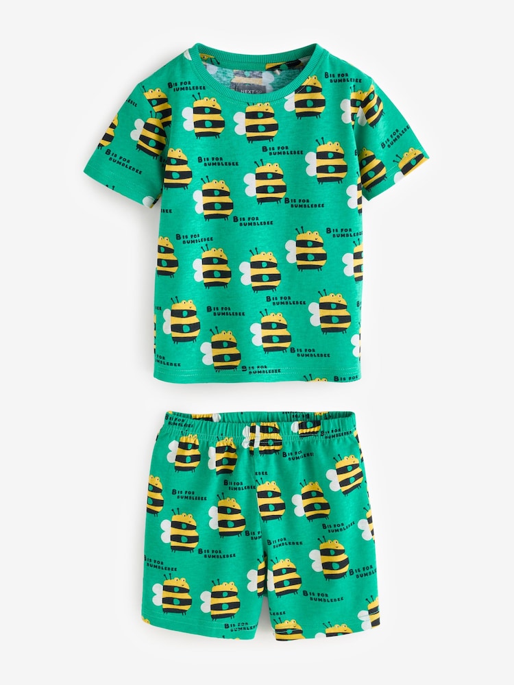 Multi Alphabetical Animal Printed Pyjamas 3 Pack - Image 2 of 4