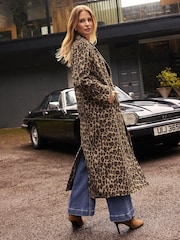Friends Like These Animal Longline Maxi Coat - Image 3 of 4