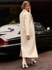 Friends Like These Cream Longline Maxi Coat - Image 4 of 4