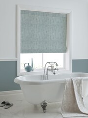 Laura Ashley Duck Egg Blue Whinfell Made to Measure Roman Blind - Image 5 of 6