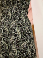 FatFace Vita Black Paisley Maxi Skirt - Image 3 of 7