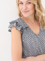 FatFace Katy Black Star Geo Tunic - Image 4 of 5