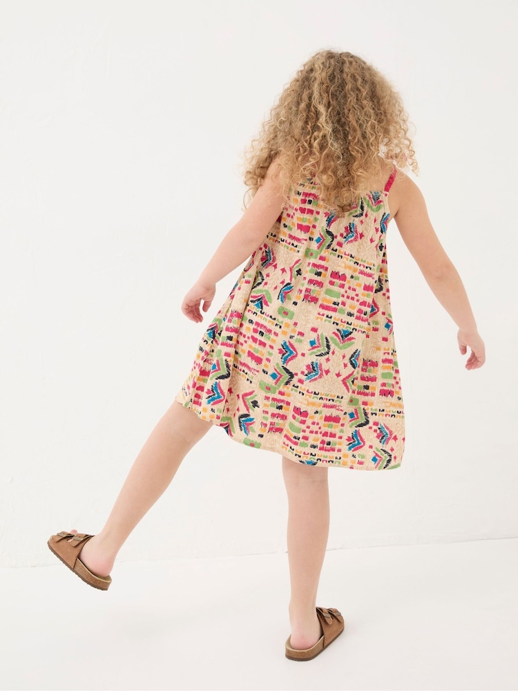 FatFace Hallie Natural Trail Marks Swing Dress - Image 2 of 6