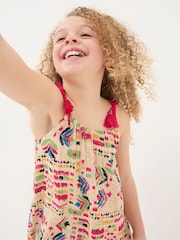 FatFace Hallie Natural Trail Marks Swing Dress - Image 4 of 6