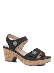 Pavers Black Pavers Strappy Heeled Sandals - Image 1 of 5