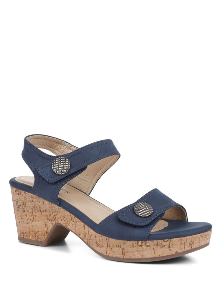 Azul marino - Pavers Strappy Heeled Sandals - Imagen 1 de 5 Azul marino - Pavers Strappy Heeled Sandals - Imagen 1 de 5