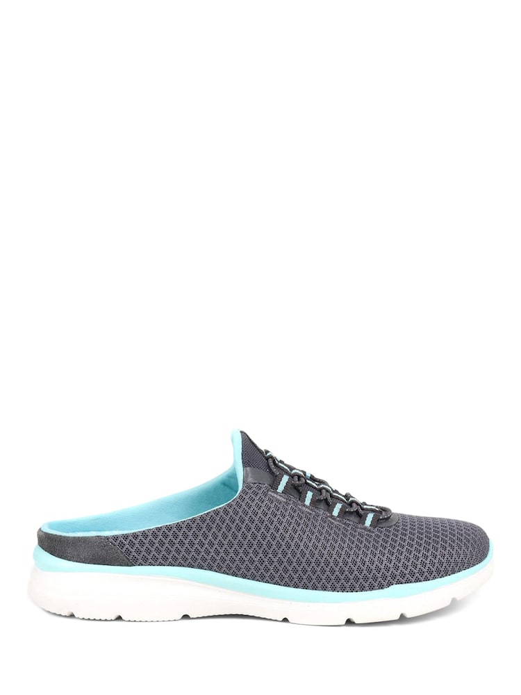 Pavers Grey Slip-Ons Trainers - Image 2 of 4
