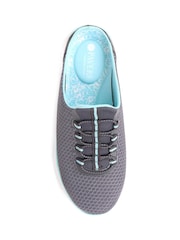 Pavers Grey Slip-Ons Trainers - Image 4 of 4