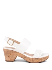 Pavers White Pavers Platform Sandals - Image 1 of 5