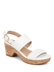 Pavers White Pavers Platform Sandals - Image 2 of 5