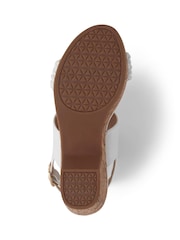 Pavers White Pavers Platform Sandals - Image 4 of 5