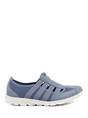 Pavers Denim Ladies Wide Fit Casual Slip-On Shoes - Image 1 of 5