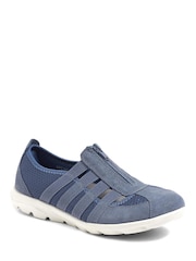 Pavers Denim Ladies Wide Fit Casual Slip-On Shoes - Image 2 of 5